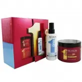 Kit Spray de Tratamento Revlon Professional Uniq One All In One Lotus 150ML + Mascara Capilar Uniq One Super10R 300ML