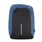 Mochila Com Entrada USB Multiuso Azul