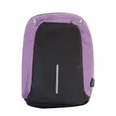 Mochila Com Entrada USB Multiuso Roxo