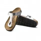 Sandalia Birkenstock Gizeh Nr.37 Prateado