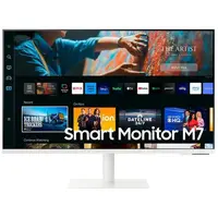 Monitor Samsung Smart M7 Ls27Cm701Unxza 27 4K Ultral Hd 60Hz Hdmi-Branco em Point Informática
