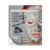 Mascara Facial Purederm Pore Cleansing Mud Sheet  Volcanic Ash 1Pc
