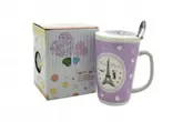 Taza De Porcelana Com Colher Happy Girl