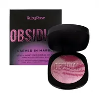 Blush Multifuncional Ruby Rose Obsidian Carved In Marble Hb-1002-2 em Pontocom