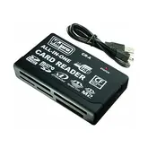 Leitor De Cartão De Memória Vidpro Cr-A Sd-Cf-Micro Xd