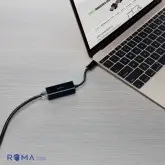 Adaptador Belkin USB-C para Ethernet Gigabit F2CU040btBLK Preto