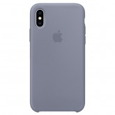 Apple Capa iPhone XS Silicone Cinza Lavanda MTFC2ZM/A