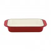Assadeira De Lasanha Cuisinart CI1136-24CR Ferro Fundido Esmaltado 35CM – Vermelho