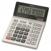 Calculadora Comercial Sharp Vx-2128V De 12 Dígitos – Prata