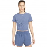 Camiseta Nike Feminina Dri-FIT One Luxe XS - Sky Blue DD4921-491