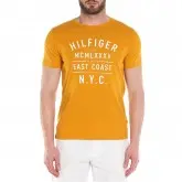 Camiseta Tommy Hilfiger Masculino Mw0Mw00820-707 Xxl Mostarda
