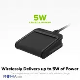 Carregador Wireless Mesa Mophie 409901794 Stream Pad Mini up to 5W (sem fonte) Preto
