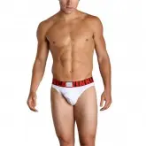 Cueca Calvin Klein Masculino U8807-100 L – Branco Vermelho