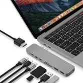 HYPER+ GN28D-GRAY HYPERDRIVE PRO 8-IN-2 HUB FOR USB-C MACBOOK PRO - GRAY - GN28D-GRAY