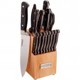 Jogo De Facas Cuisinart C77TR-16P Triple Rebite Com Faqueiro – 16 Peças