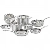 Jogo De Panelas Cuisinart Mcp-12N Inoxidavel Multiclad Pro – 12 Peças