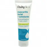 Kit Máscara Facial + Esfoliante com Ácido Hialurônico Ruby Rose HBF 505