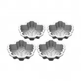 Kit Mini Bandejas Cuisinart Cmbm-4Mpl Folha De Carvalho Antiaderente 4 Peças