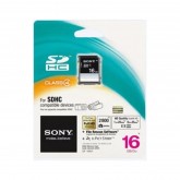 MEMORY SDHC CARD 16 GB SONY SF-16N4/TQ2 CLASS 4 15MB/S - SF-16N4/TQ2