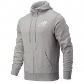 Moletom New Balance Masculino Essentials Stacked S Cinza – MJ03558AG