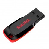 Pen Drive SanDisk Cruzer Blade 64GB USB 2.0 - SDCZ50-064G-B35