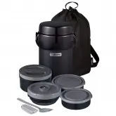 Pote Termico Zojirushi SL-JAE14HG Com 4 Potes - Preto