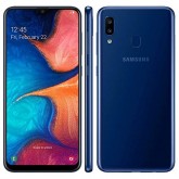 Smartphone Samsung Galaxy A20 Duos 32GB+32SD Azul SM-A205GZBJ