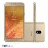 Smartphone Samsung Galaxy J4 Duos 32GB Dourado SM-J400MZDKUPO