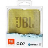 Speaker JBL Go 2 Bluetooth 3W Amarelo IPX7 - JBLGO2YEL