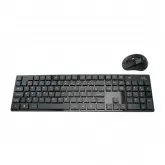 Teclado Wireless Mtek Super Slim Português ABNT2 + Mouse - KM8154 - Preto