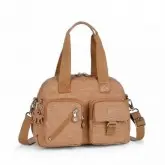 Bolsa Kipling Defea Marrom
