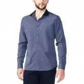Camisa A.X XL Azul Marinho