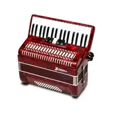 Acordeon Scimone L1307RD 48 BASES VERMELHO