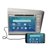 Multimidia Aikon Phonelink HONDA CIVIC 12 K132 CINZA