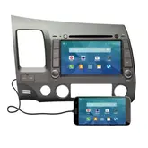 Multimidia Aikon Phonelink HONDA CIVIC K044 07/011 CINZA