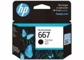 Cartucho Hp 667 Negro 2Ml