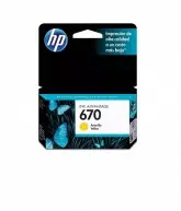 CARTUCHO HP 670 YELLOW CZ116AL