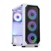GABINETE SATELLITE K876 6 FAN GAMER BLANCO