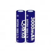 BATERIA LANTERNA QUANTA - KIT 2 - QTKBR3K - 18650
