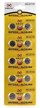 BATERIA LR1130 MOX CARTELA C/10PIEZAS