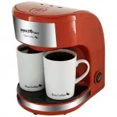 CAFETEIRA BRITANIA DUO COFFE RED 110V