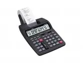 CALCULADORA CASIO HR100 - COM BOBINA - PRETO