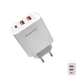 Carregador Fuente Ecopower Ep-7042 - 2 Usb-A / 1 Usb-C