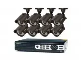 DVR-C KIT Q-SEE - QTH1-8Z3 - 1 TB - 16 CANAIS - 8 CAMERAS HD