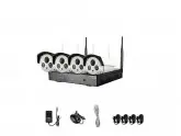 DVR LEVEL KIT 4 CANAIS 4 CAMERAS HD - WIFI - K9604