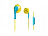 FONE PHILIPS SHE3575YB - MICROFONE - CELULAR - BOLINHA - AZUL E AMARELO