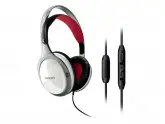 FONE PHILIPS SHH9560 - CELULAR - MICROFONE - ESTILO DJ - ARCO - BRANCO