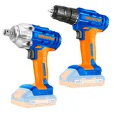 Kit De Ferramentas - Combo Chave De Impacto E Furadeira Wadfow