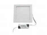 LAMPADA LED ECOPOWER 7911A - 18W EXTERNA -QUADRADA -AMARELA