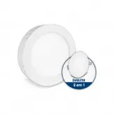 LAMPADA LED EMPALUX 2 EM 1 - 24W - REDONDA - 30CM - BRANCO